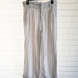DEFINITIONS Linen Striped pants size 8
